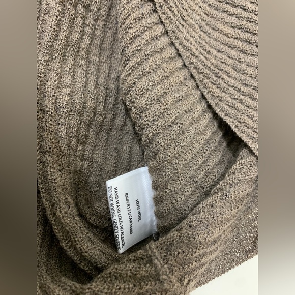 Women’s Large Diagonal Oak 100% Wool Crepe Sleeveless EILEEN FISHER Top - Picture 13 of 16